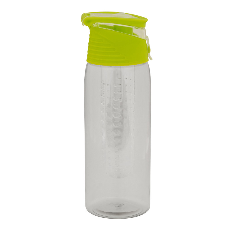 Drinkfles infuser - groen - 700 ml 