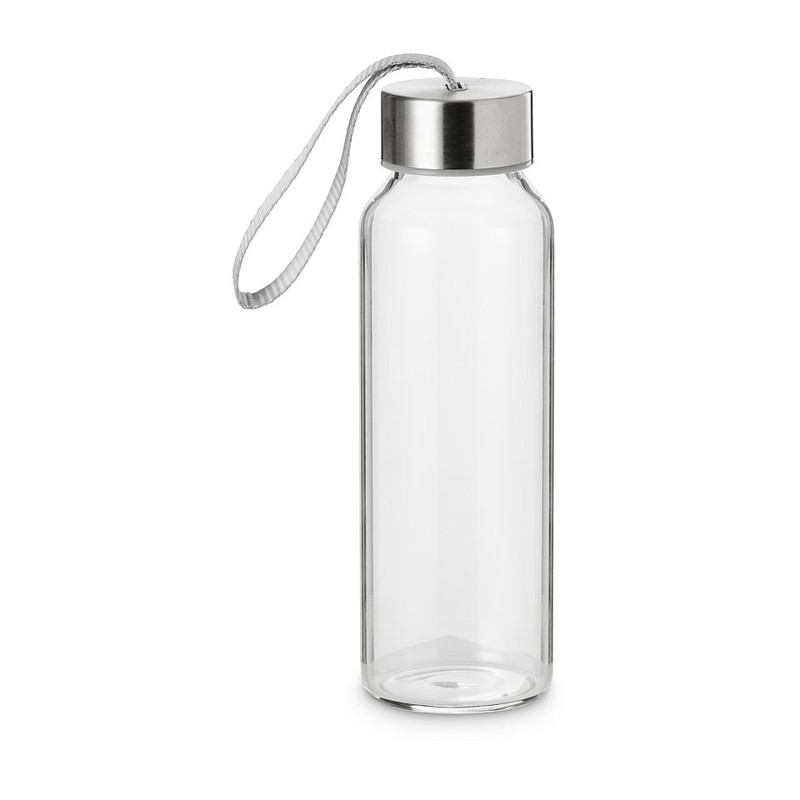 Glazen fles met rvs deksel - 200 ml