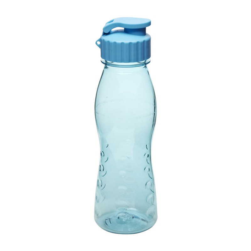 Drinkfles flip top - 700 ml - blauw