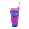 Snackeez snackbeker - 450 ml - paars/roze