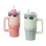 Drinkbeker thermo met draaideksel - groen - 600 ml
