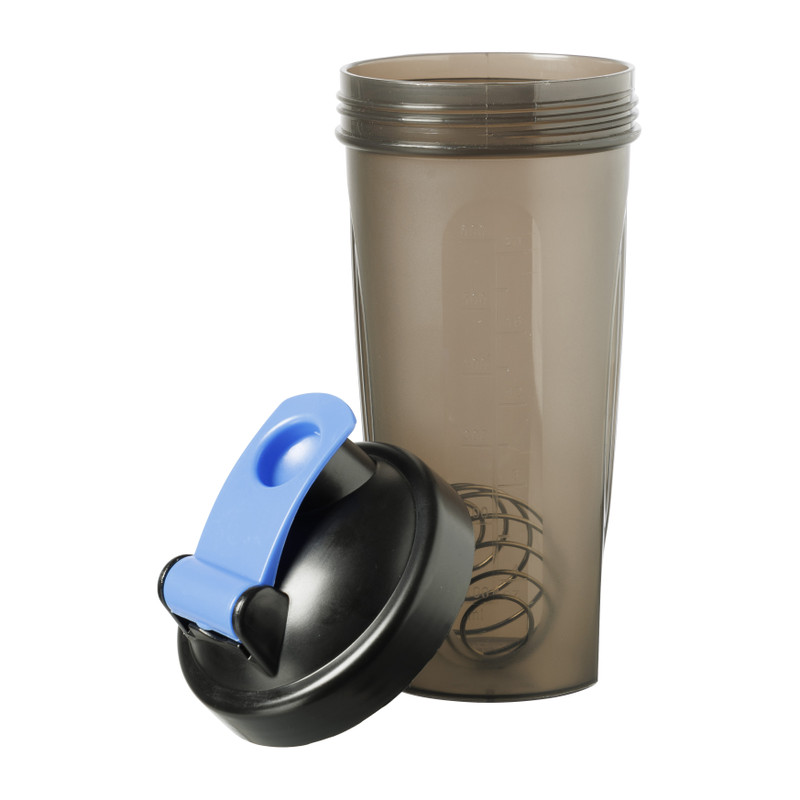 Shakebeker - 700 ml - zwart/blauw