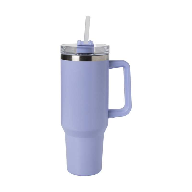Drinkbeker - lila - rvs - 1.1 liter