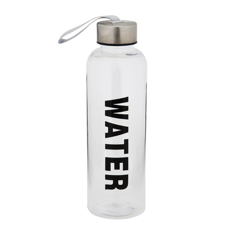 Fles water - 500 ml - zwart