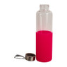 Drinkfles - glas - roze 