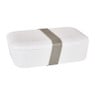 Lunchbox met elastiek - diverse varianten - 19x13x6 cm