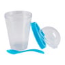 Yoghurtbeker met lepel - 300 ml 
