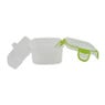 Snackbox 2-vaks - groen - 11x11x7.2 cm