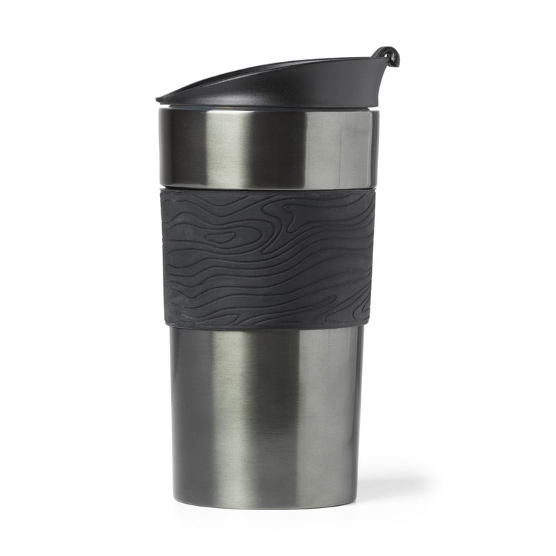Thermosbeker to go - zwart - 420 ml 