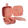 Lunchbox met spork - oranje