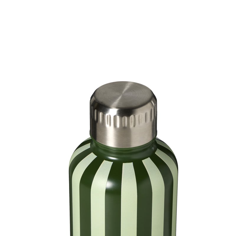 Drinkfles streep - groen - 500 ml