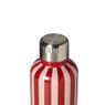 Drinkfles streep - rood - 500 ml