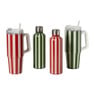 Drinkfles streep - rood - 500 ml