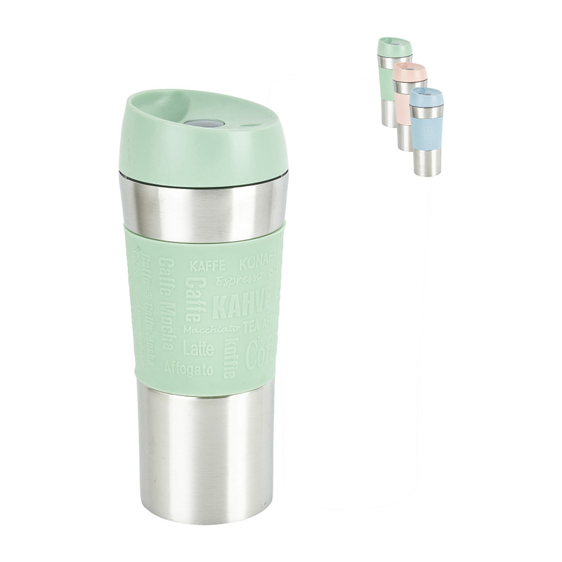 Reisbeker - diverse kleuren - 350 ml