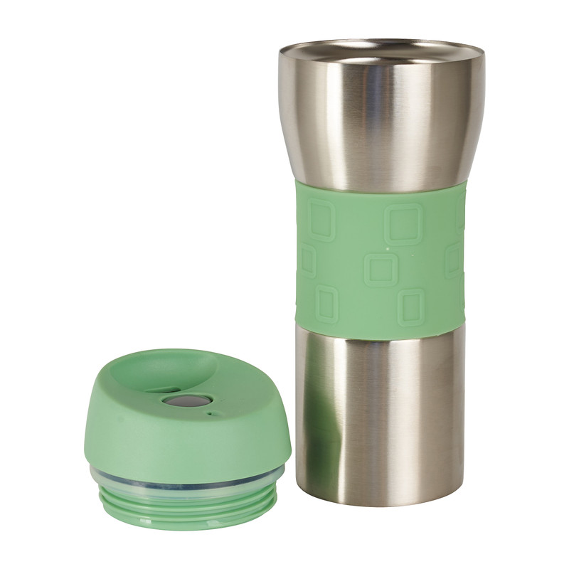 Thermosfles - groen - 400 ml