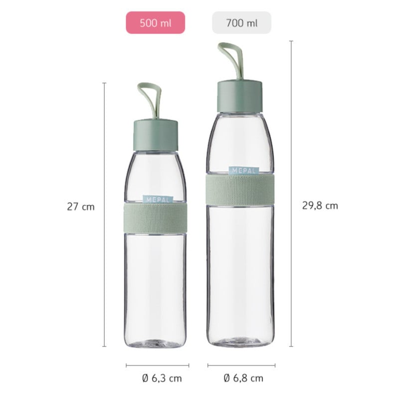 Mepal waterfles klein - lichtgroen - 500 ml