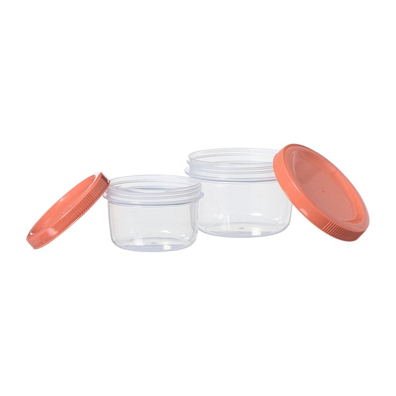 Snackbakjes - roze - set van 2