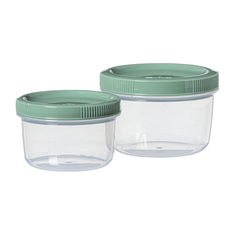 Snackbakjes - groen - set van 2