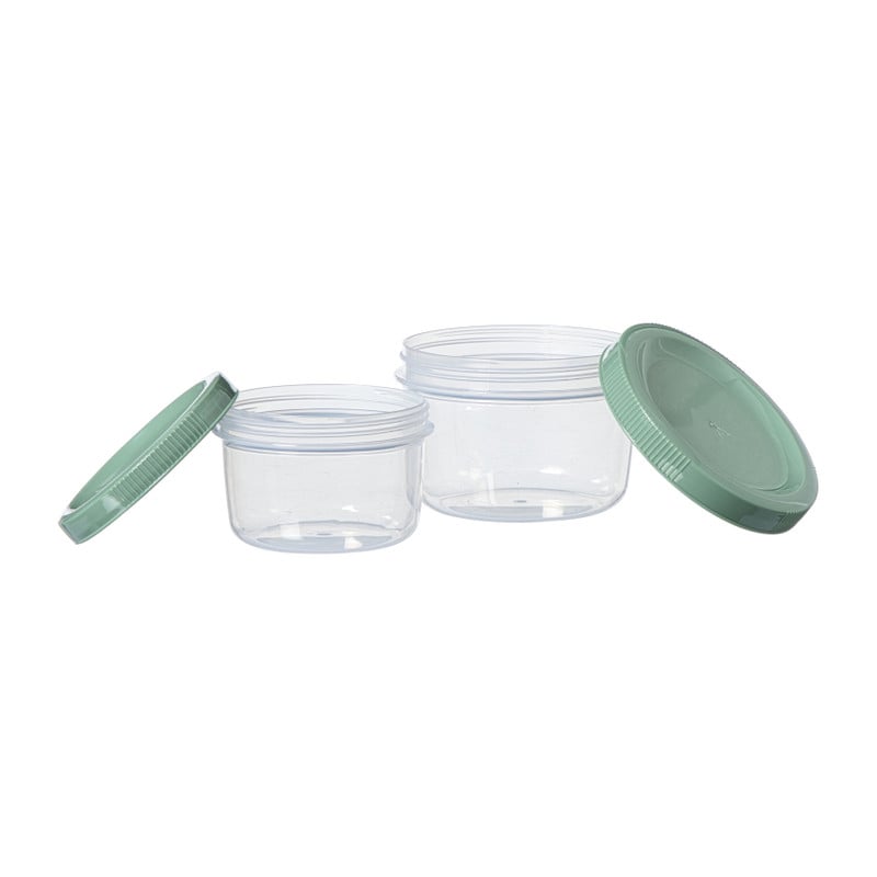Snackbakjes - groen - set van 2