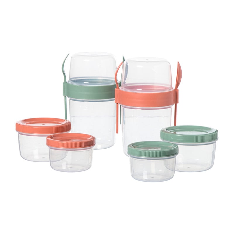 Snackbakjes - groen - set van 2