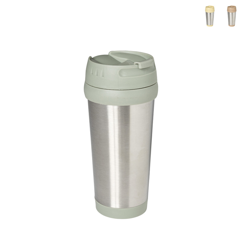Travel beker - diverse kleuren - 450 ml