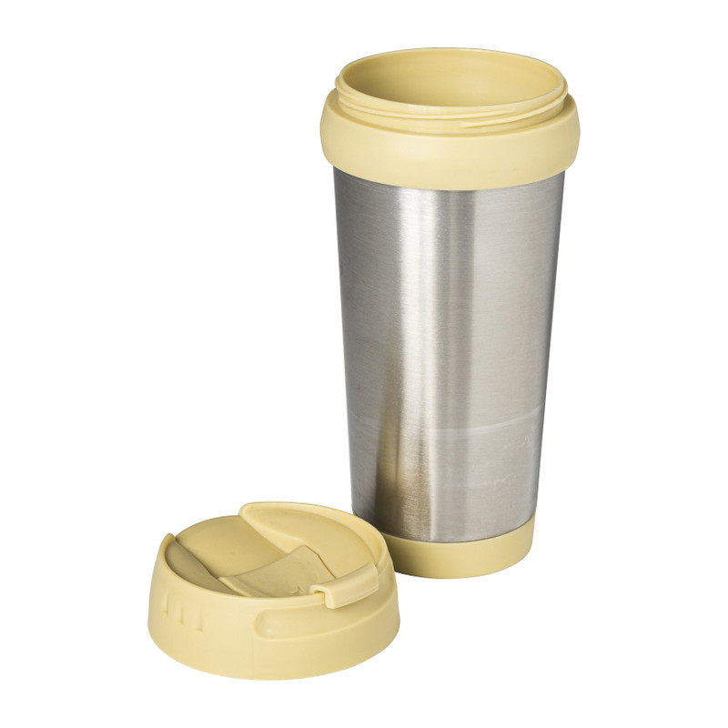 Travel beker - diverse kleuren - 450 ml