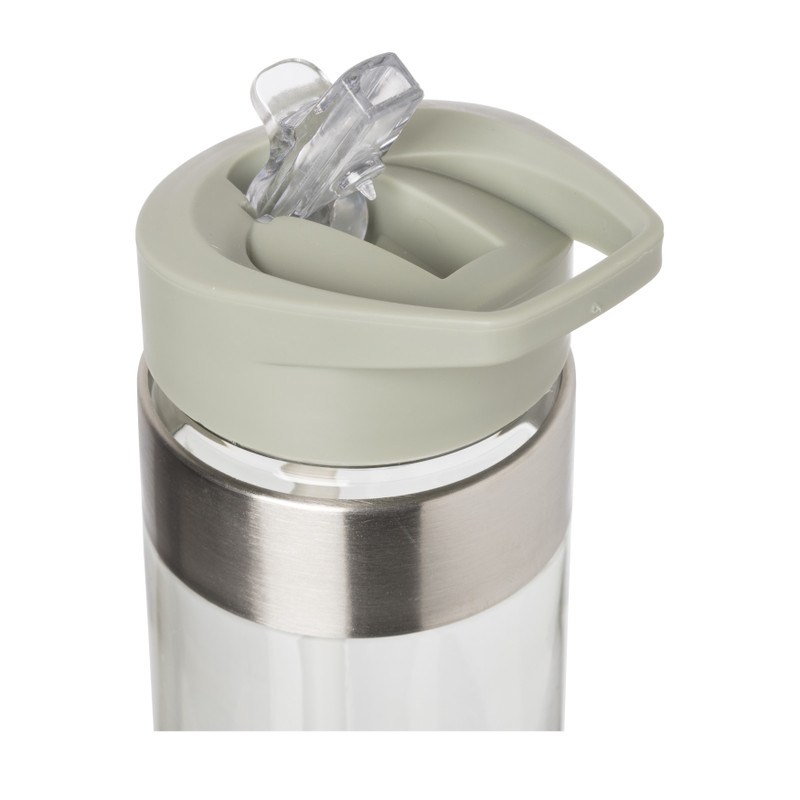 Drinkbeker met rietje - diverse kleuren - 700 ml