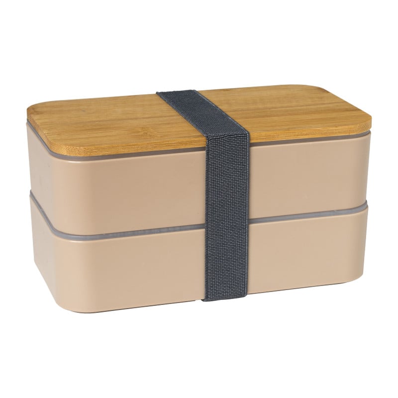 Lunchbox dubbel met bestek - diverse kleuren - 700 ml
