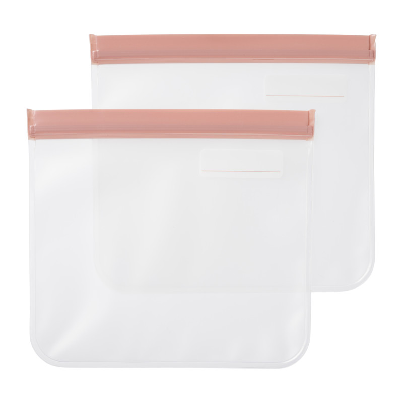 Snack bags - diverse kleuren - set van 2