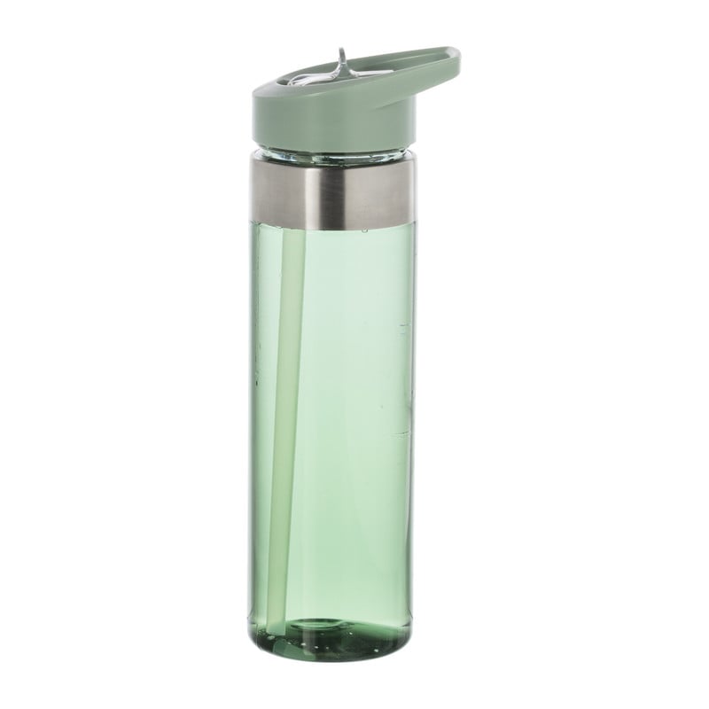 Drinkfles met rietje - groen - 500 ml