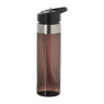 Drinkfles met rietje - zwart - 500 ml