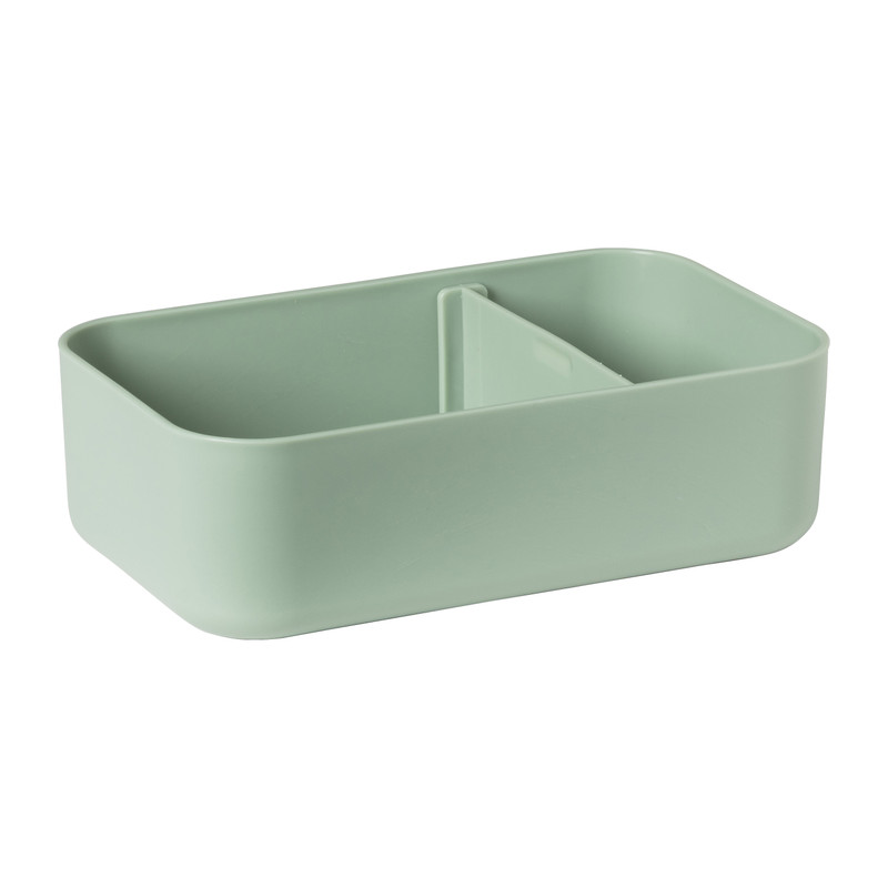 Lunchbox met elastiek - groen - 1 liter