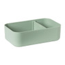 Lunchbox met elastiek - groen - 1 liter