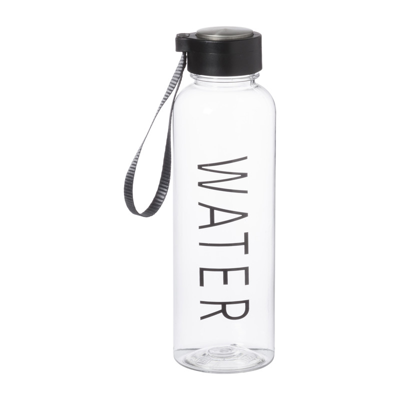 Waterfles - zwart - 700 ml
