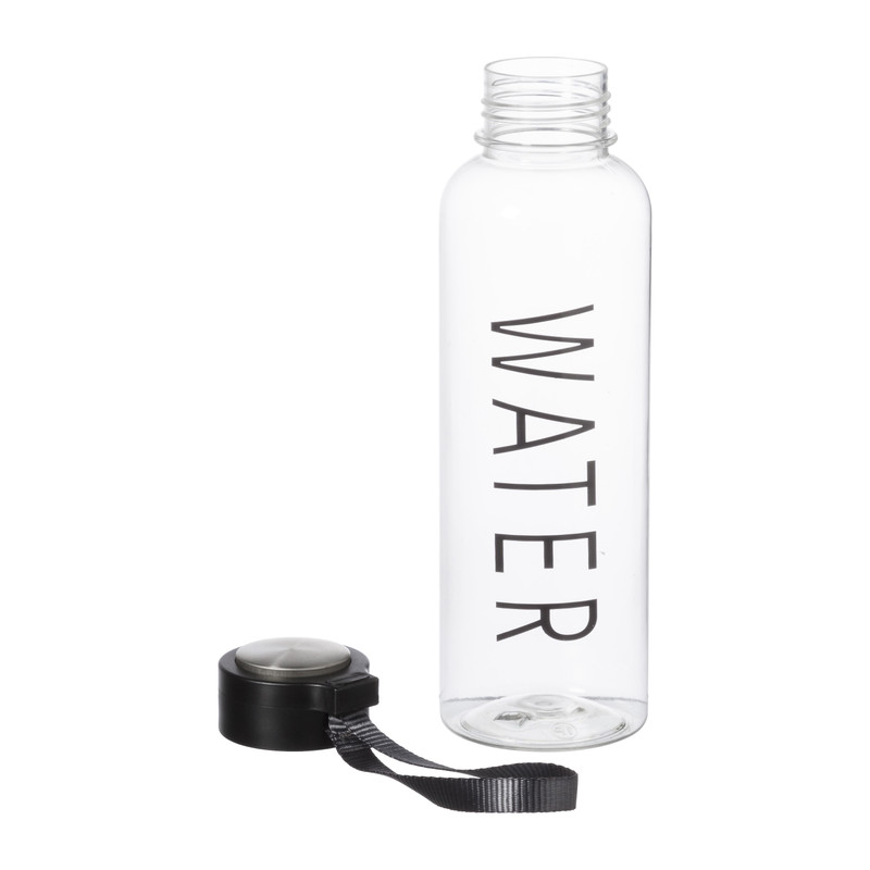 Waterfles - zwart - 700 ml