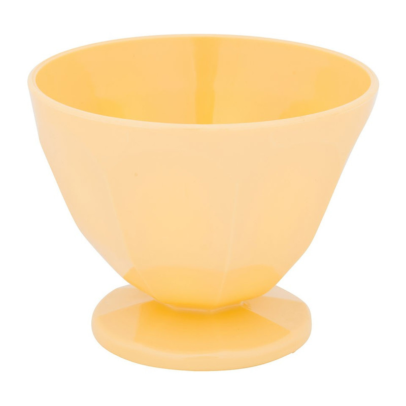 IJsschaaltje - 12x9.5 cm - geel