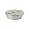 Asbak met scharnierklep - 9.5 cm - RVS