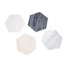 Onderzetters marmer - set van 4