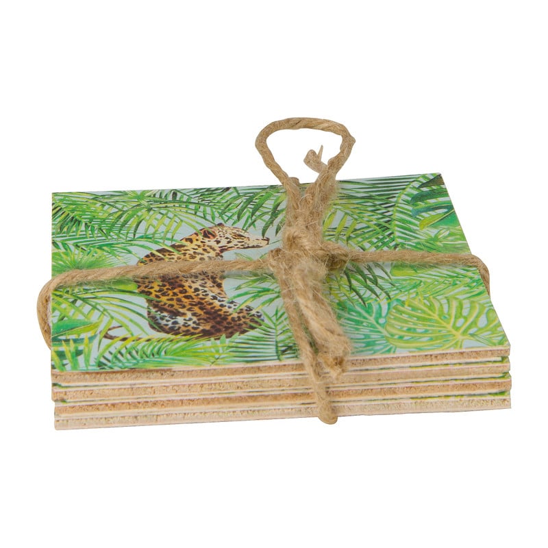 Onderzetters  tropical - set van 4