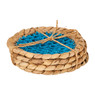 Onderzetter waterhyacint - turquoise - 4 stuks 