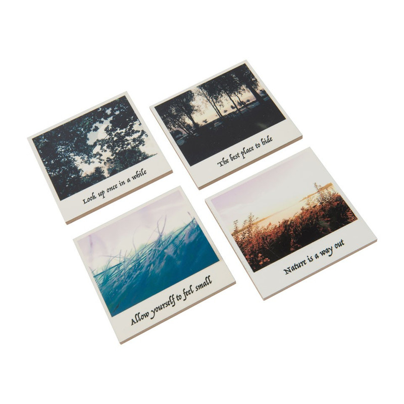 Onderzetters - fotoprint - 4 stuks