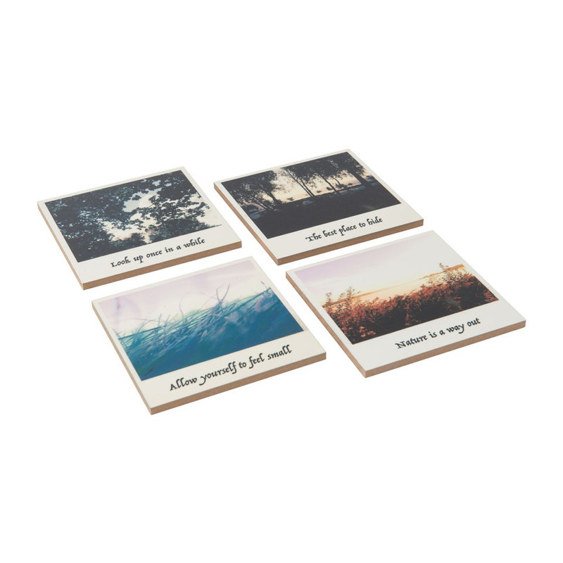 Onderzetters - fotoprint - 4 stuks