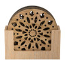 Onderzetter hout deco - set van 4