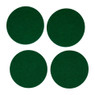 Onderzetters vilt - groen - set van 4 