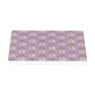 Onderzetter met print - paars - 10x10 cm