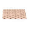Onderzetter met print - roze - 10x10 cm