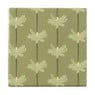 Onderzetter met print - groen - 10x10 cm