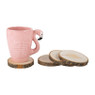 Onderzetters hout - 4 stuks