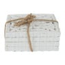 Onderzetter hout patroon - set van 4.