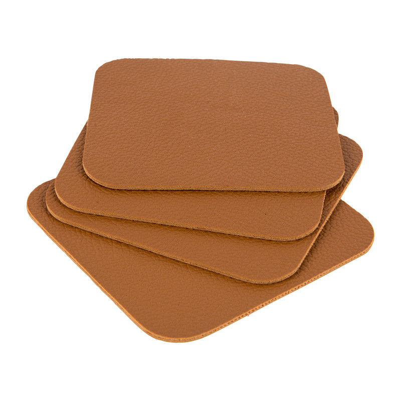 Onderzetter PU leer - set van 4
